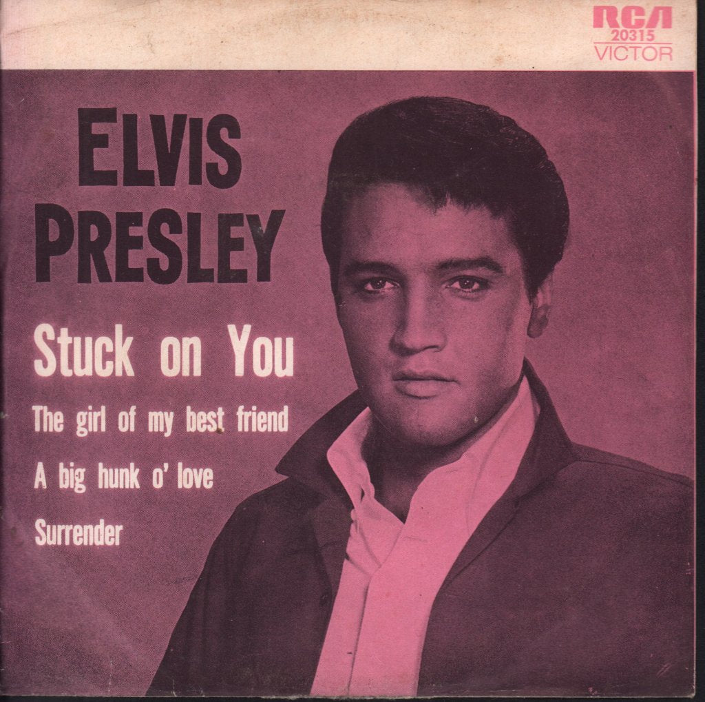 Elvis Presley - Stuck On You - 7 Inch