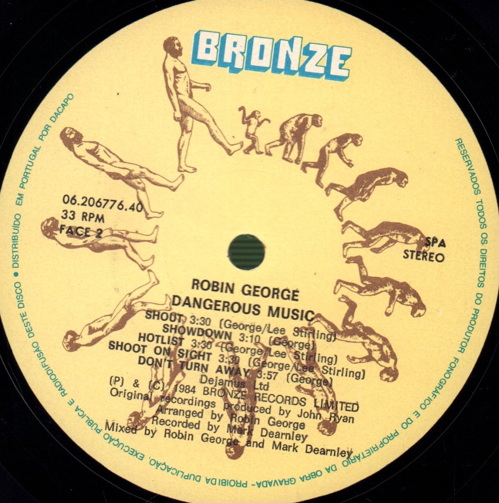 Robin George - Dangerous Music - Lp