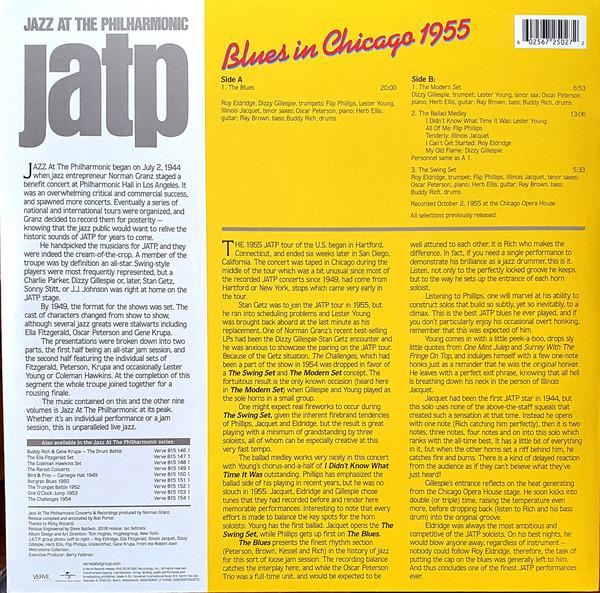 Oscar Peterson Illinois Jacquet Herb Ellis - Blues In Chicago 1955 - Lp