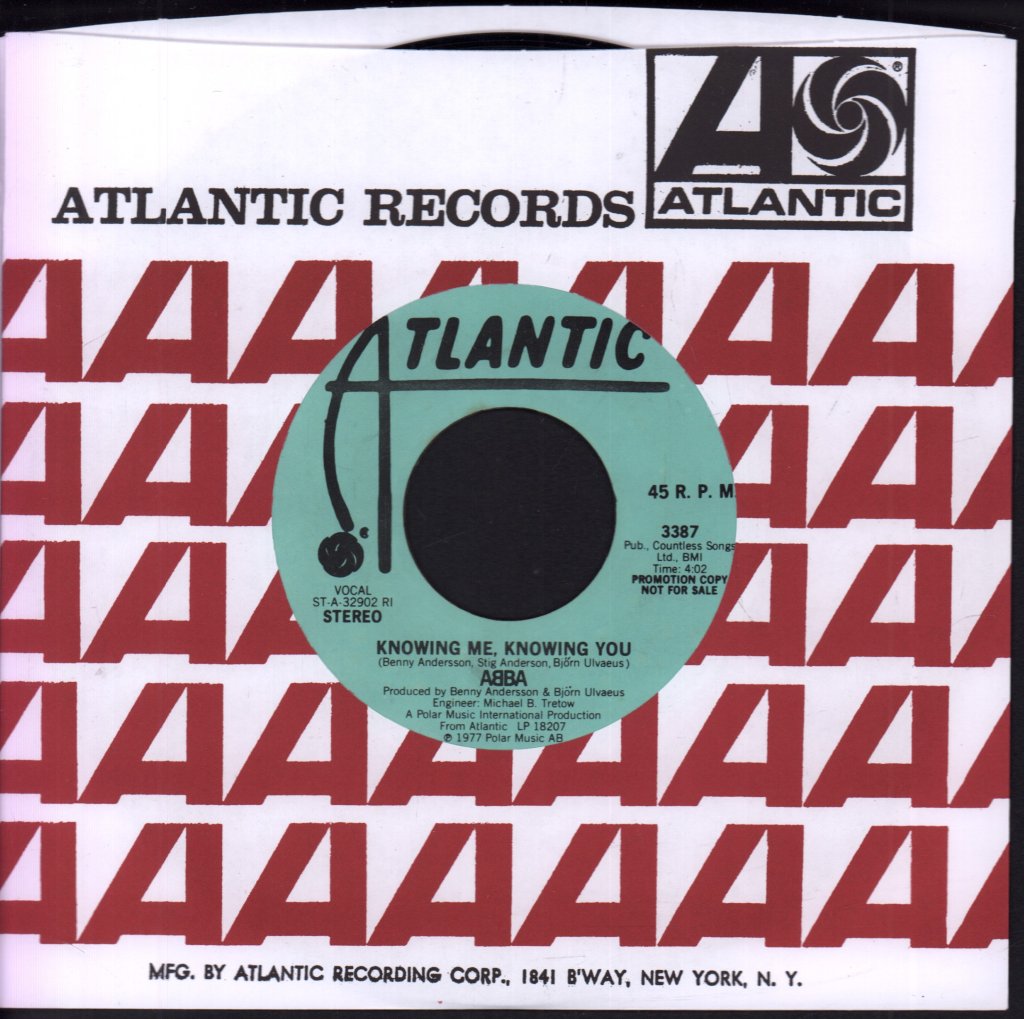 ABBA - Knowing Me, Knowing You - 7 Inch