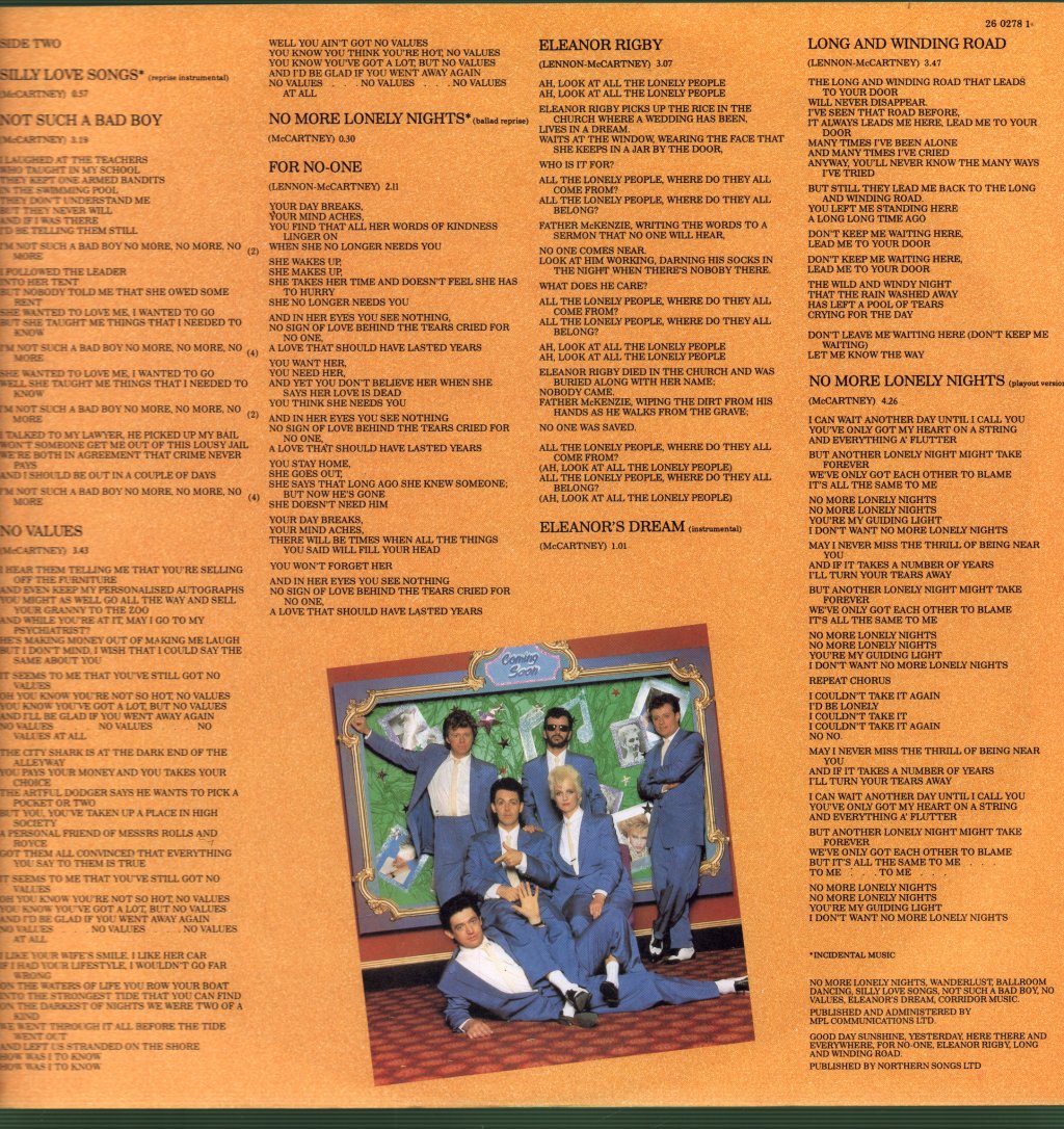 Paul McCartney - Give My Regards To Broad Street - Lp