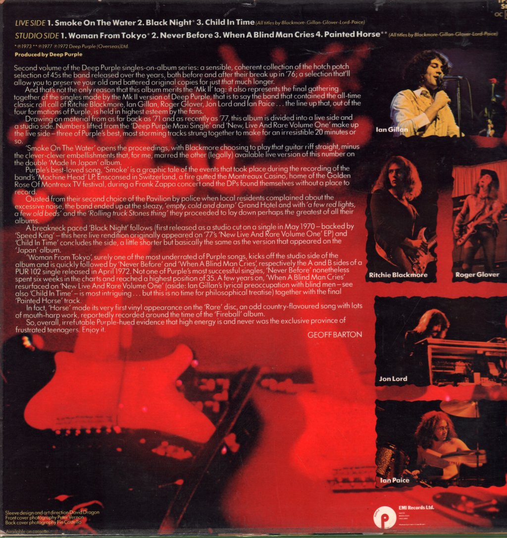 Deep Purple - Mark 2 Singles - Lp