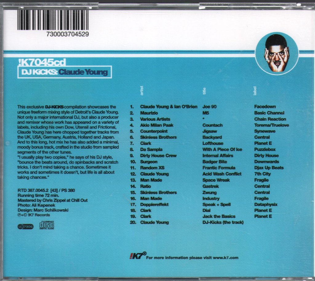 Claude Young - DJ-Kicks - Cd