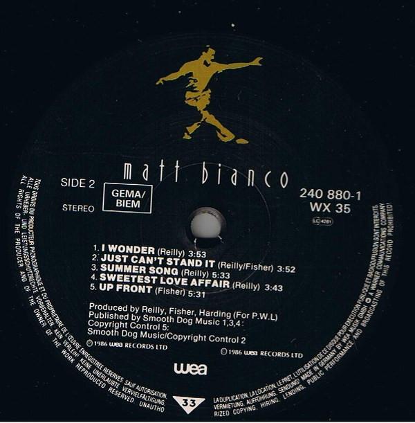 Matt Bianco - Matt Bianco - Lp