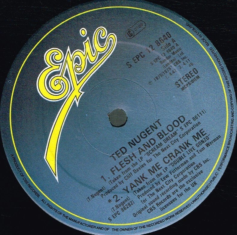 Ted Nugent - Fourth Degree Burns - 12 Inch