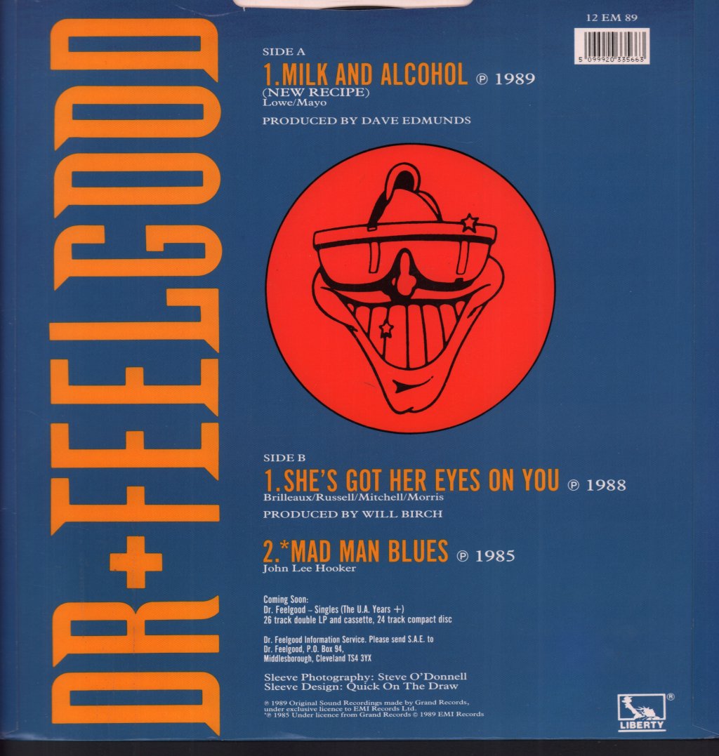 Dr Feelgood - Milk And Alcohol - 12 Inch
