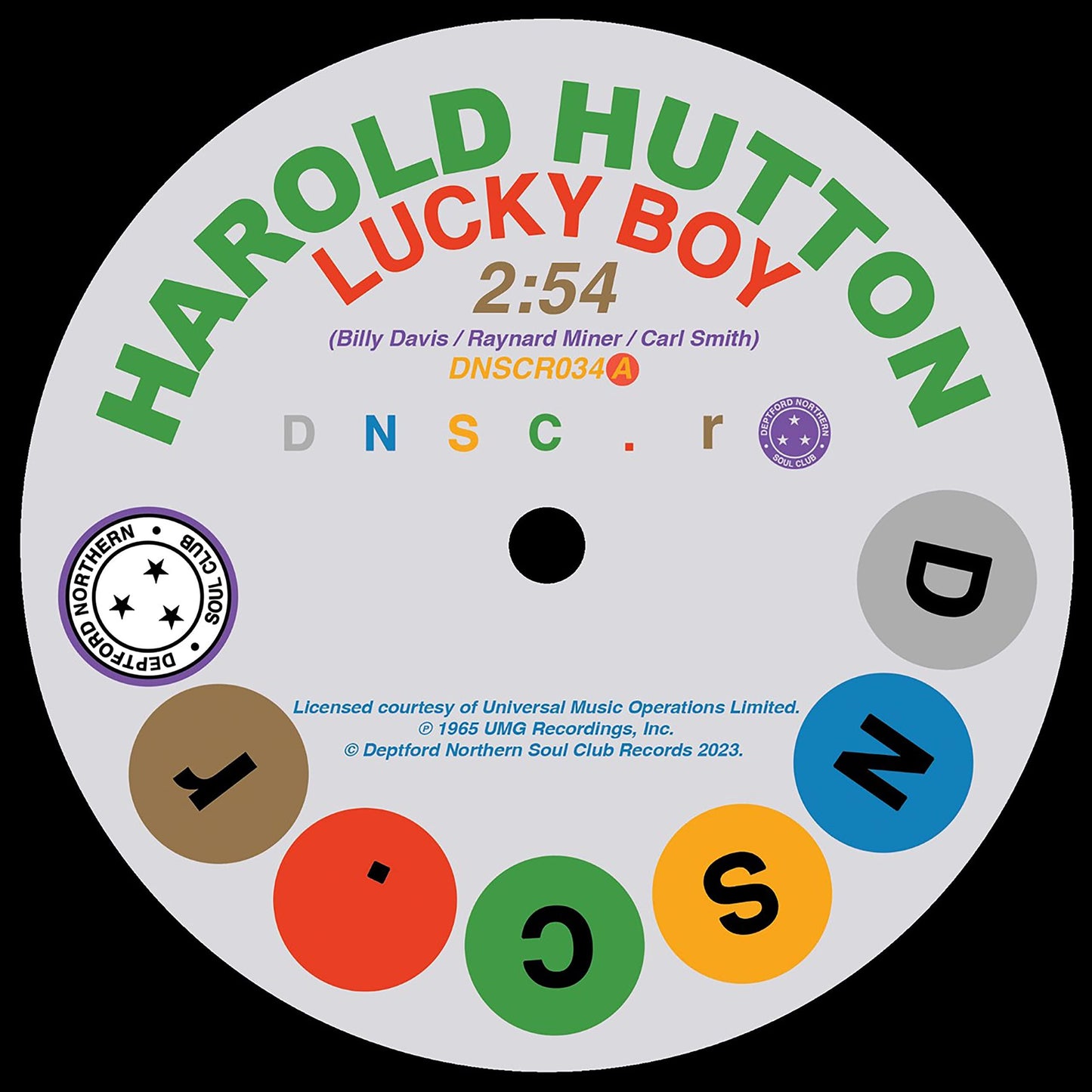 Harold Hutton - Lucky Boy / Thinkin' About You - 7 Inch