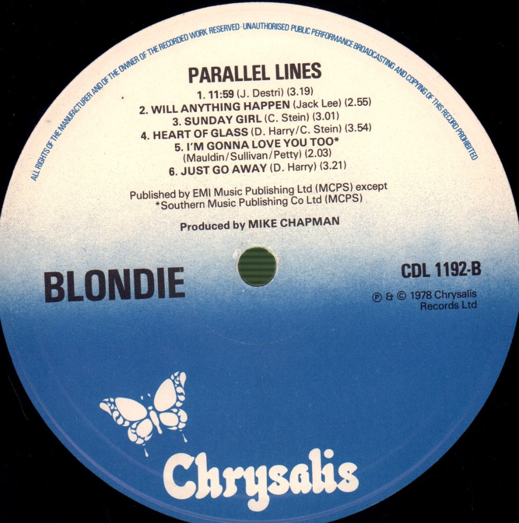 Blondie - Parallel Lines - Lp