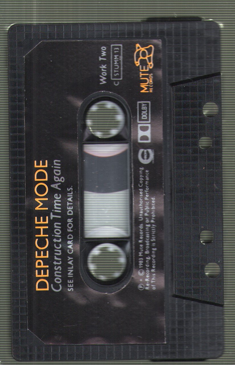 Depeche Mode - Construction Time Again - Cassette