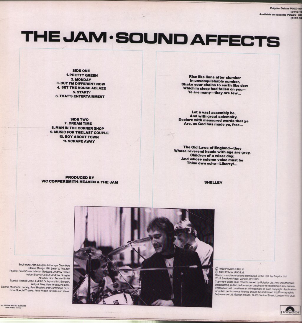 Jam - Sound Affects - Lp