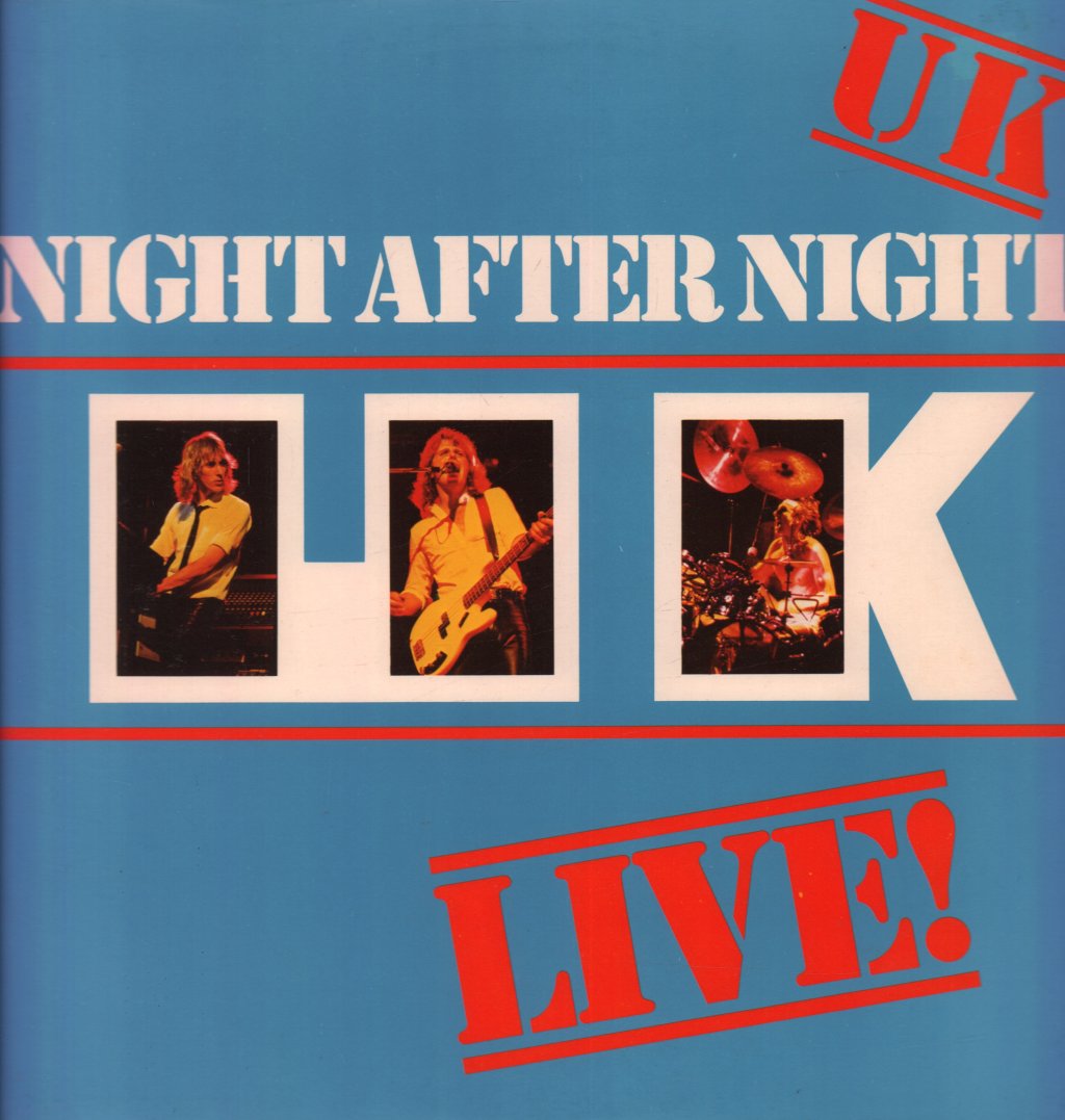 Uk (Prog/Rock Group) - Night After Night - Lp