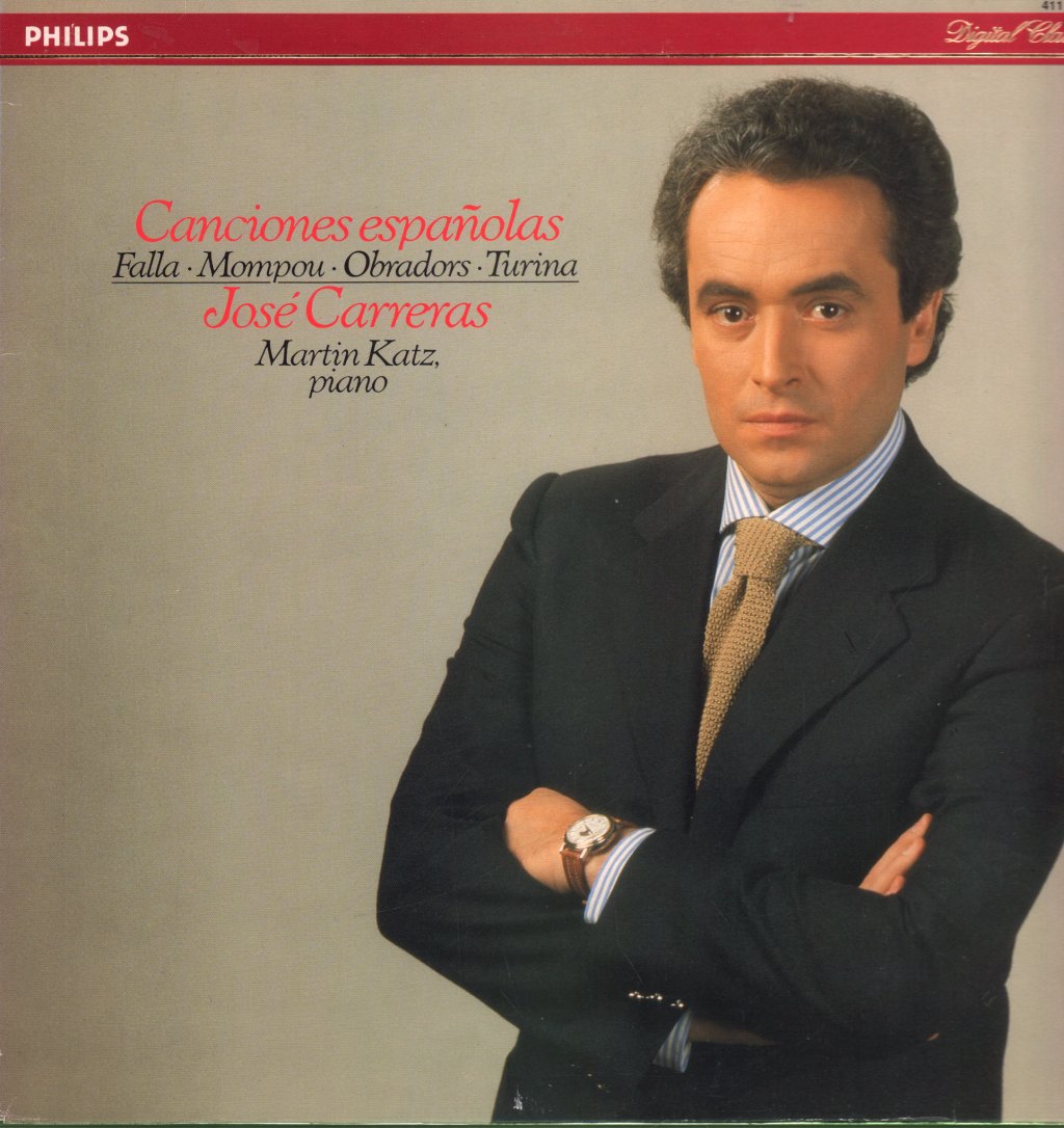 Jose Carreras - Canciones Españolas - Lp