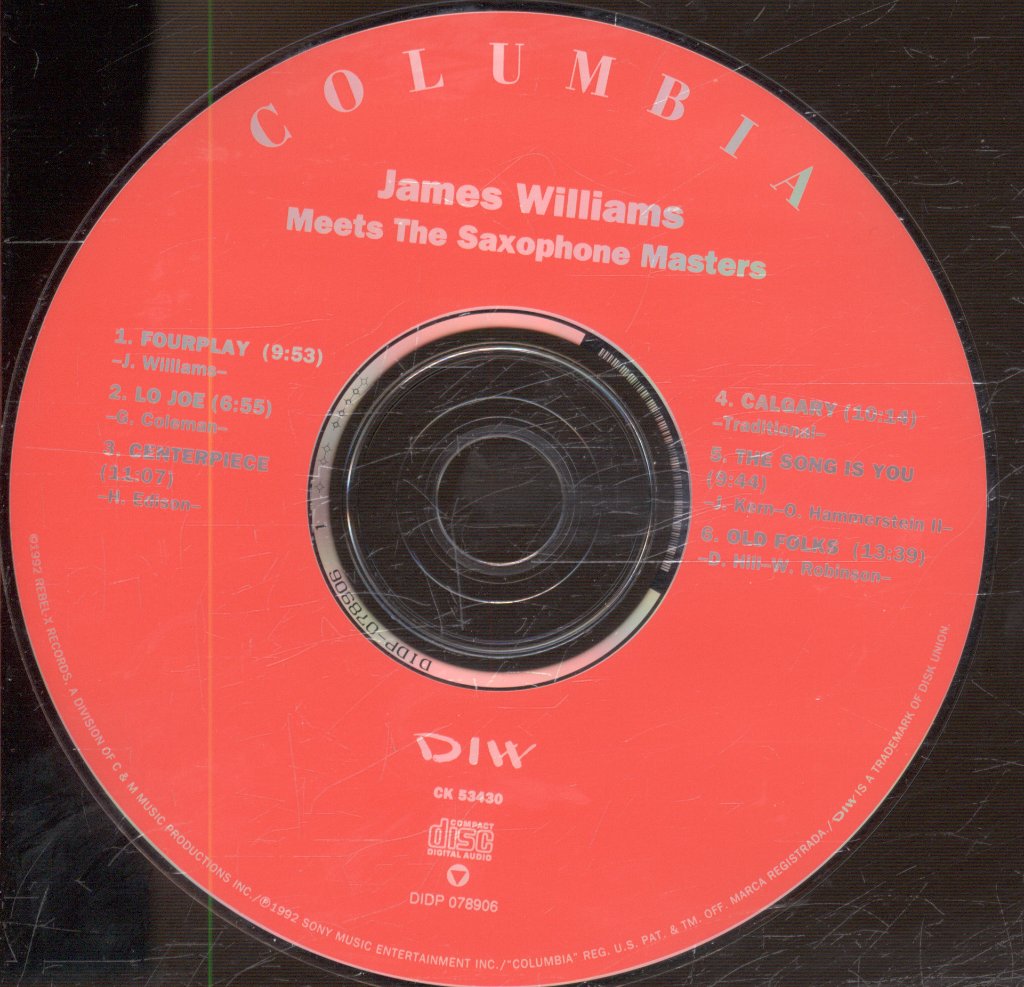 James Williams - Meets The Saxophone Masters - Cd