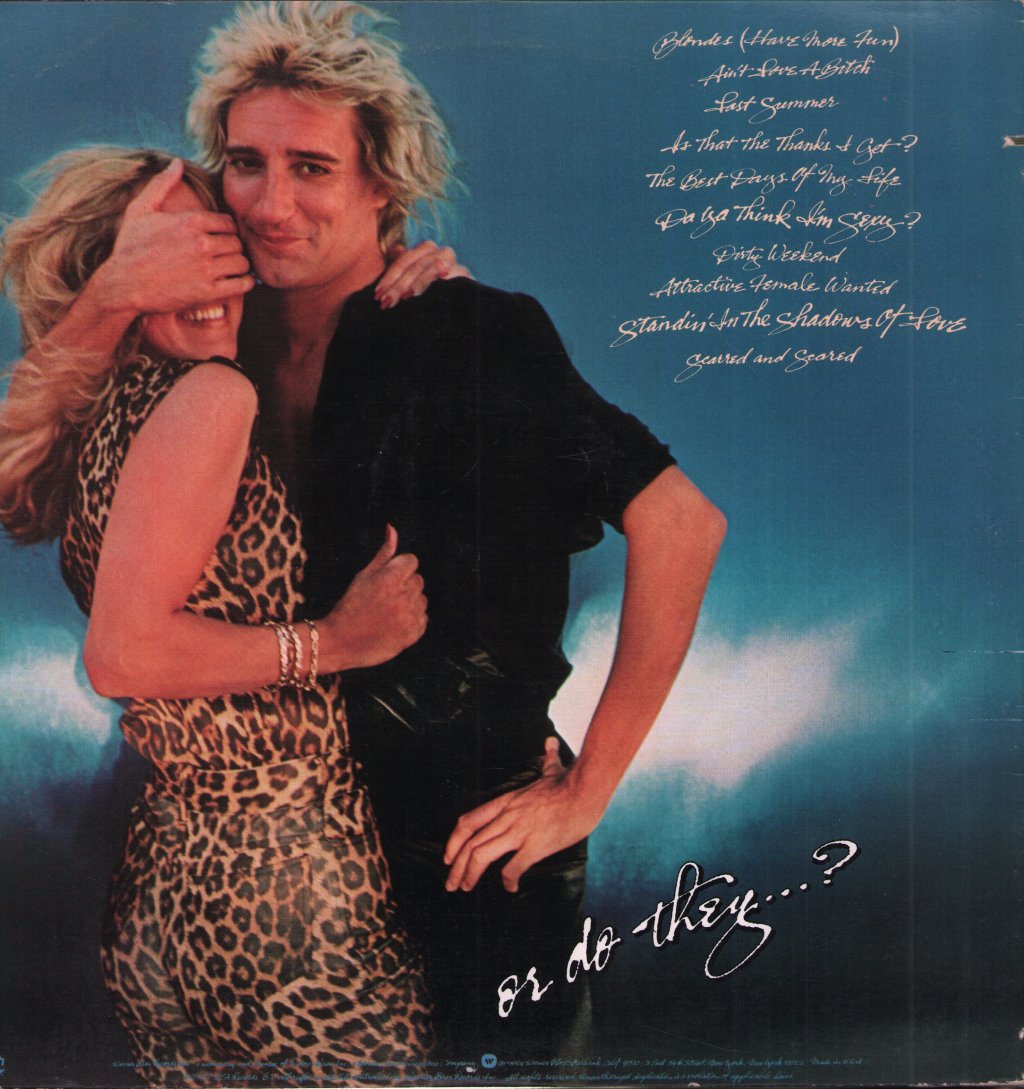Rod Stewart - Blondes Have More Fun - Lp