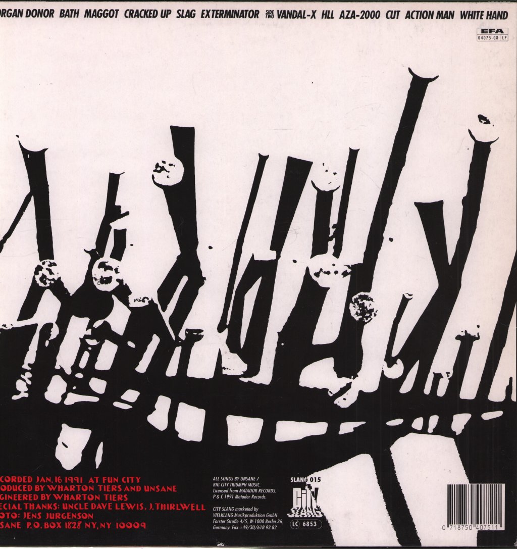 Unsane - Unsane - Lp