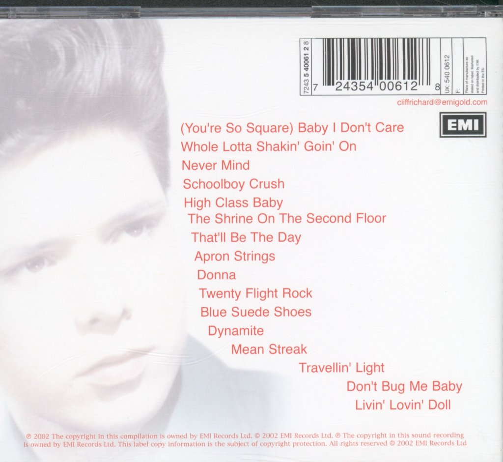 Cliff Richard - 1950S - Cd