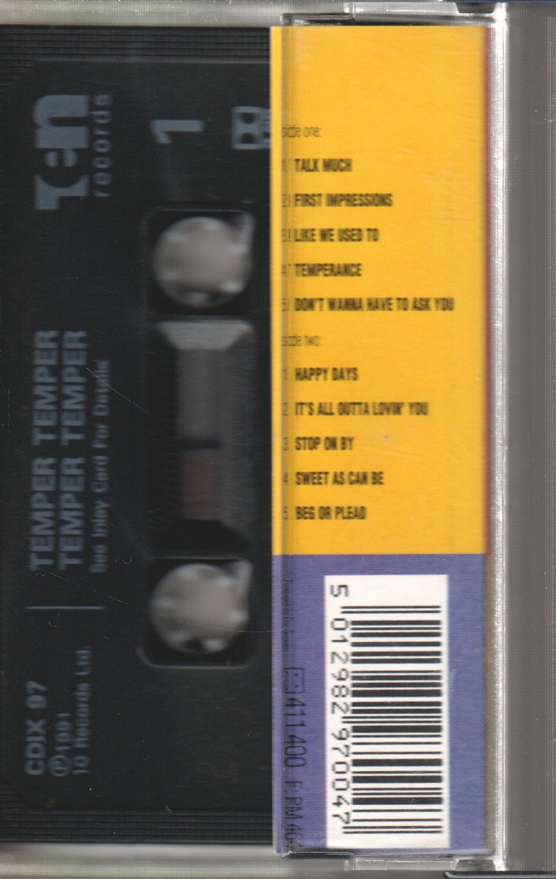 Temper Temper - Temper Temper - Cassette