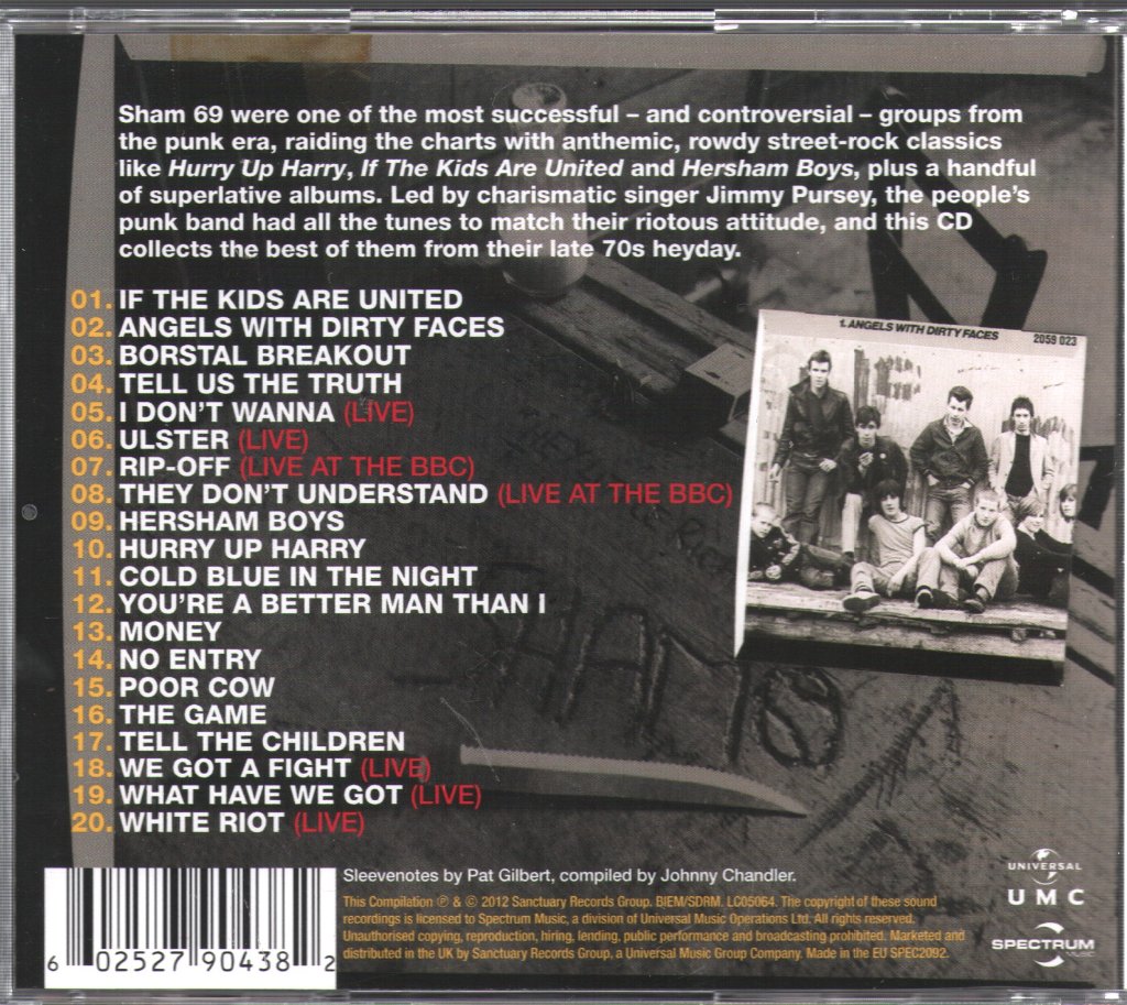 Sham 69 - Hurry Up Harry The Collection - Cd