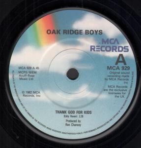 Oak Ridge Boys - Thank God For Kids - 7 Inch