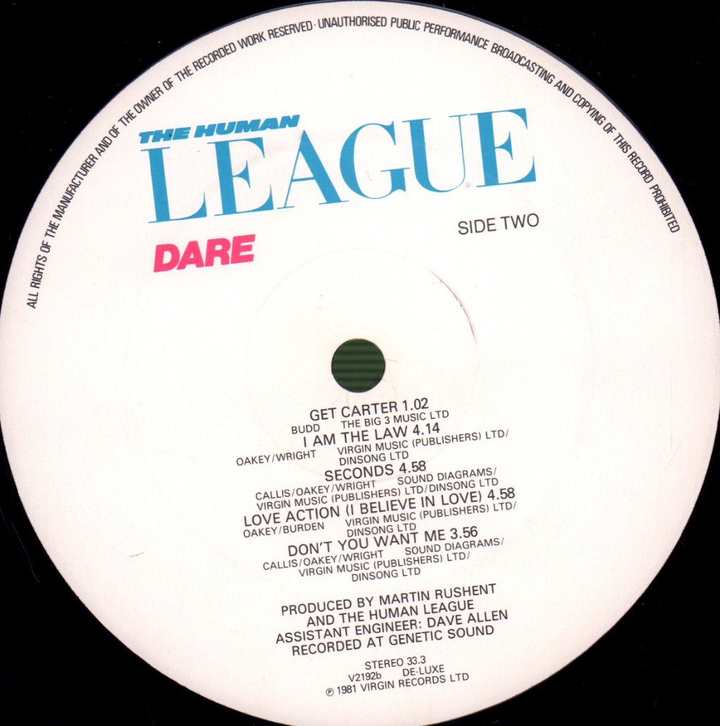 Human League - Dare - Lp