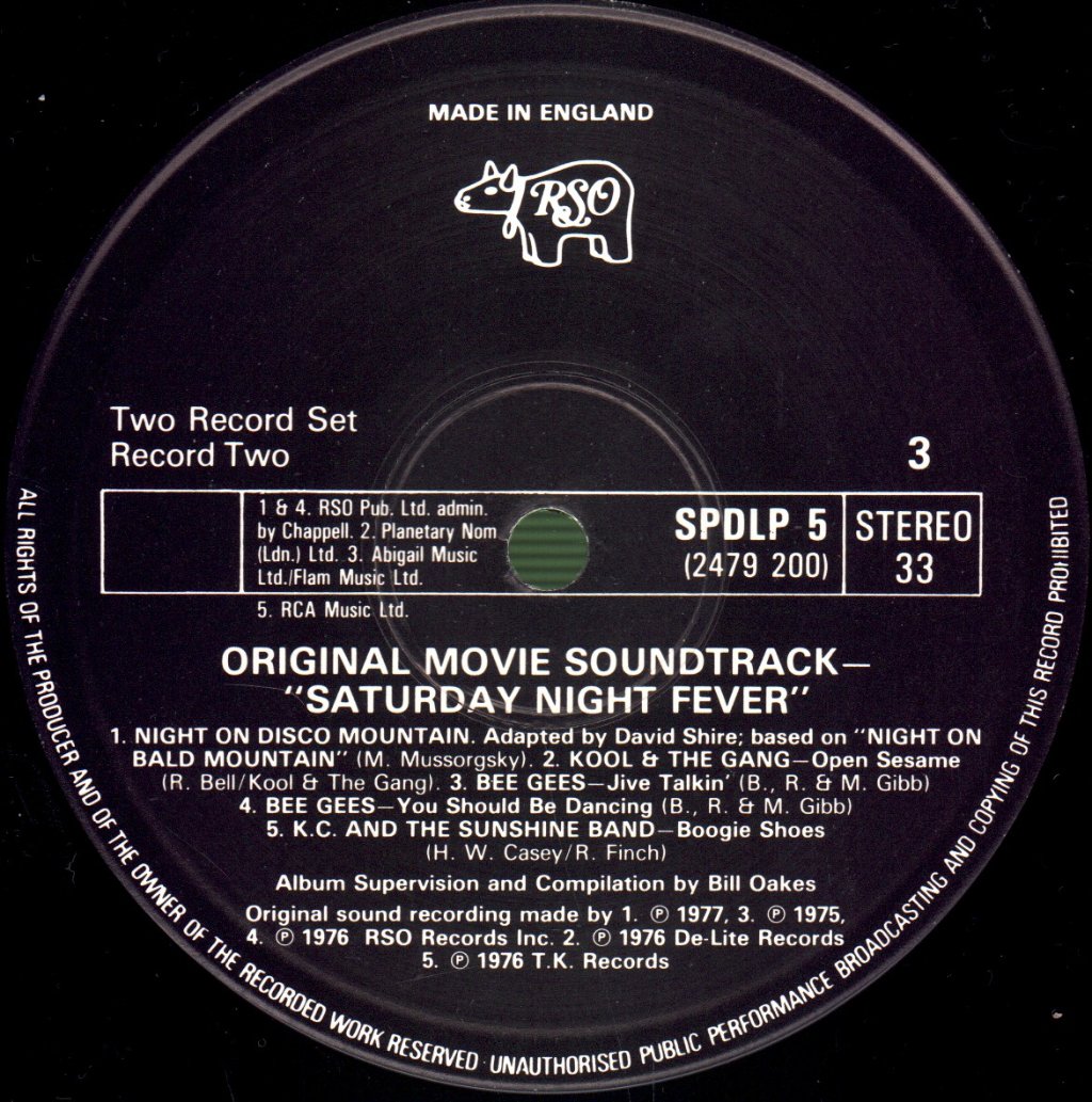 Various Artists - Saturday Night Fever (Original Movie Soundtrack) - Double Lp