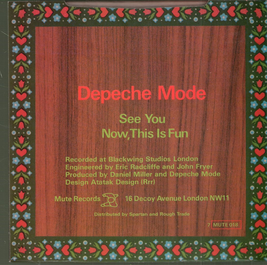 Depeche Mode - See You - 7 Inch