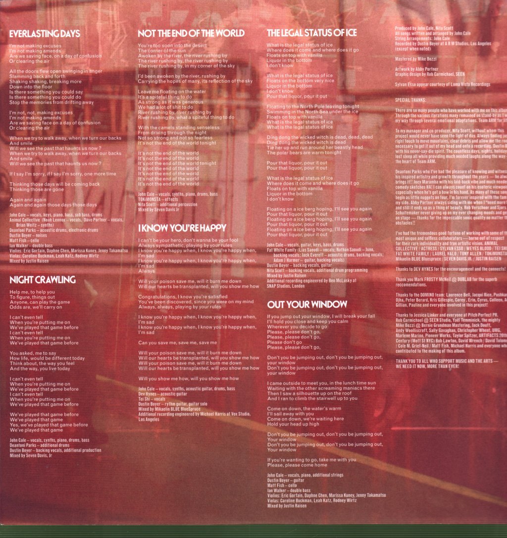 John Cale - Mercy - Double Lp