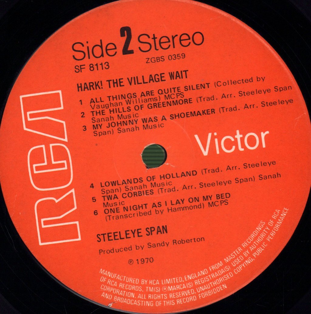 Steeleye Span - Hark The Village Wait - Lp