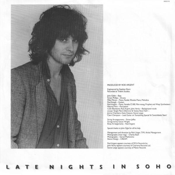 Colin Blunstone - Late Nights In Soho - Lp