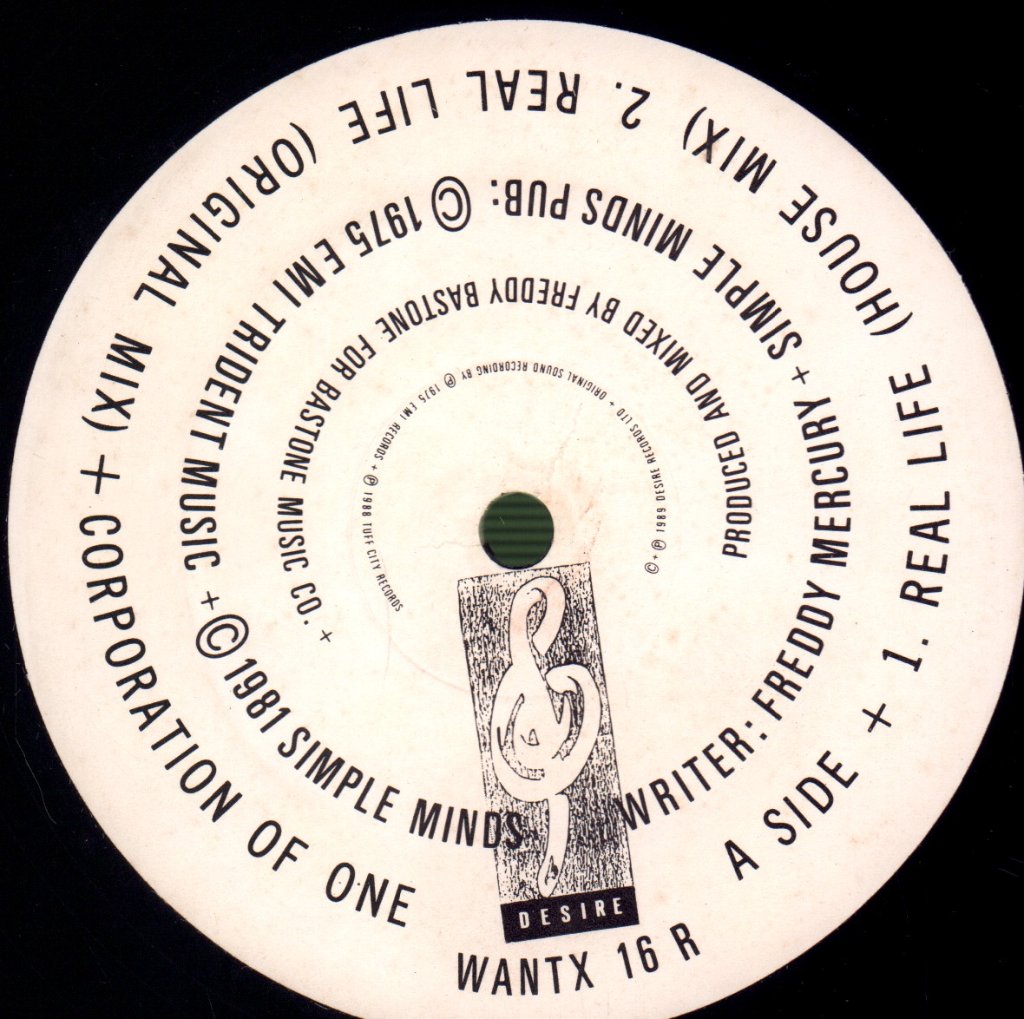 Corporation Of One - Real Life (House Remix) - 12 Inch