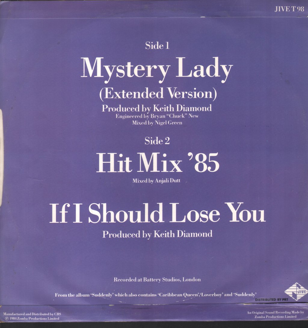 Billy Ocean - Mystery Lady - 12 Inch