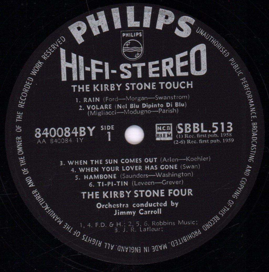 Kirby Stone Four - Kirby Stone Touch - Lp