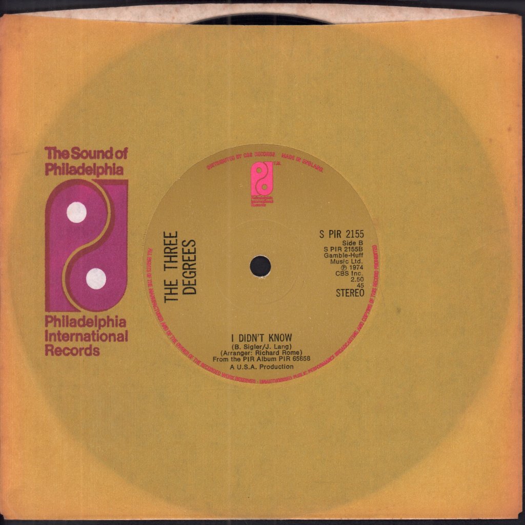 Three Degrees - When Will I See You Again - 7 Inch