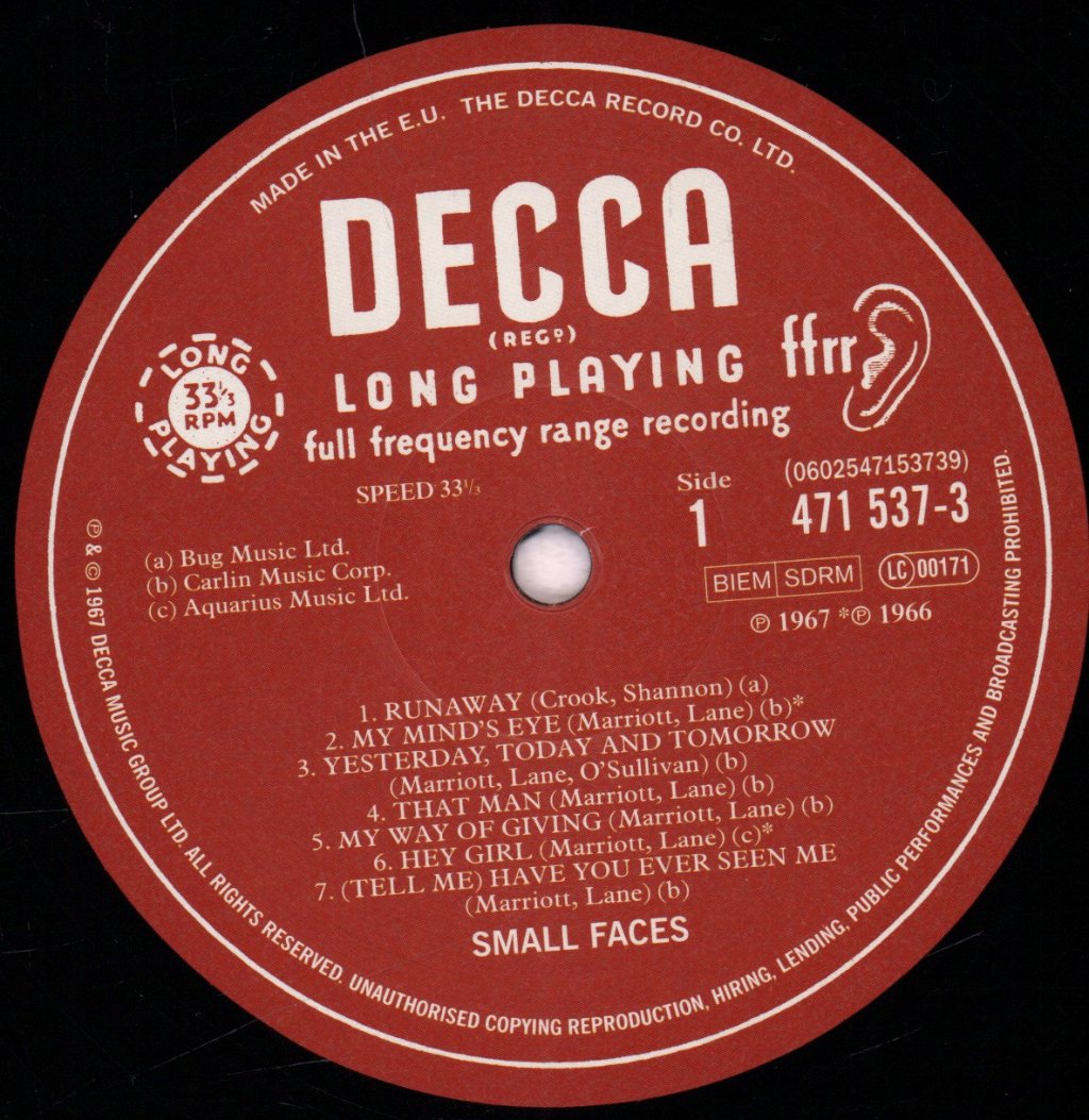Small Faces - From The Beginning - Lp