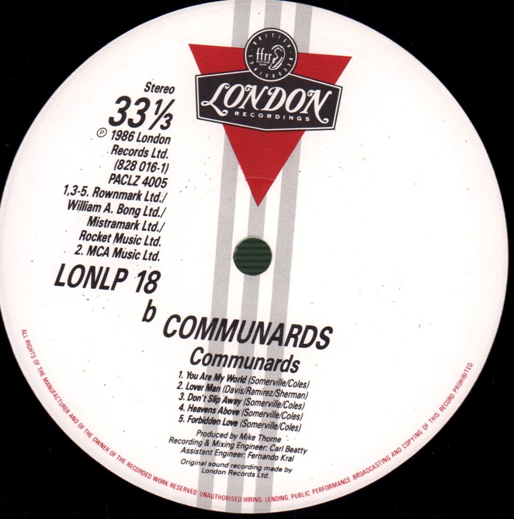 Communards - Communards - Lp