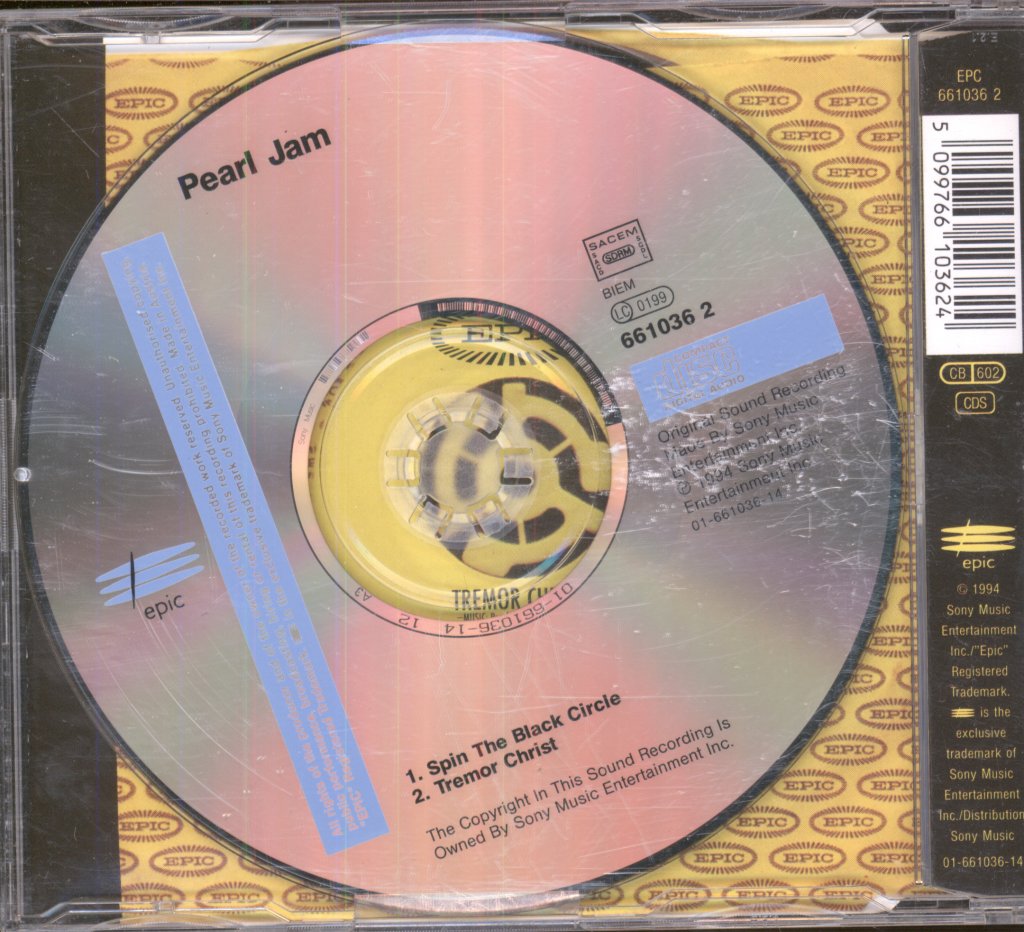 Pearl Jam - Spin The Black Circle - Cd