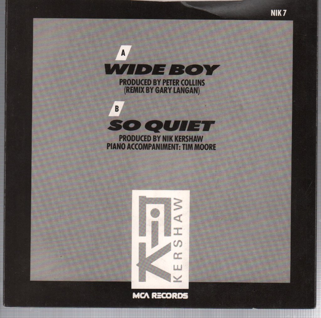 Nik Kershaw - Wide Boy - 7 Inch