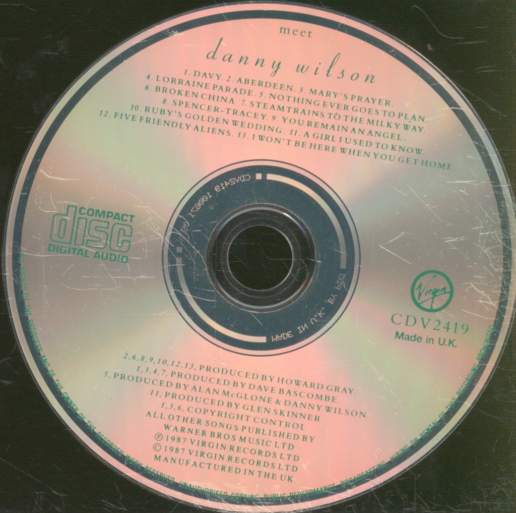 Danny Wilson - Meet Danny Wilson - Cd