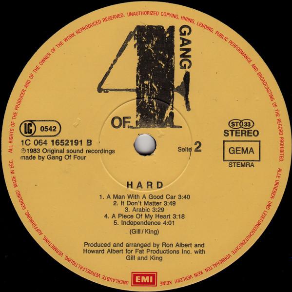 Gang Of Four - Hard - Lp