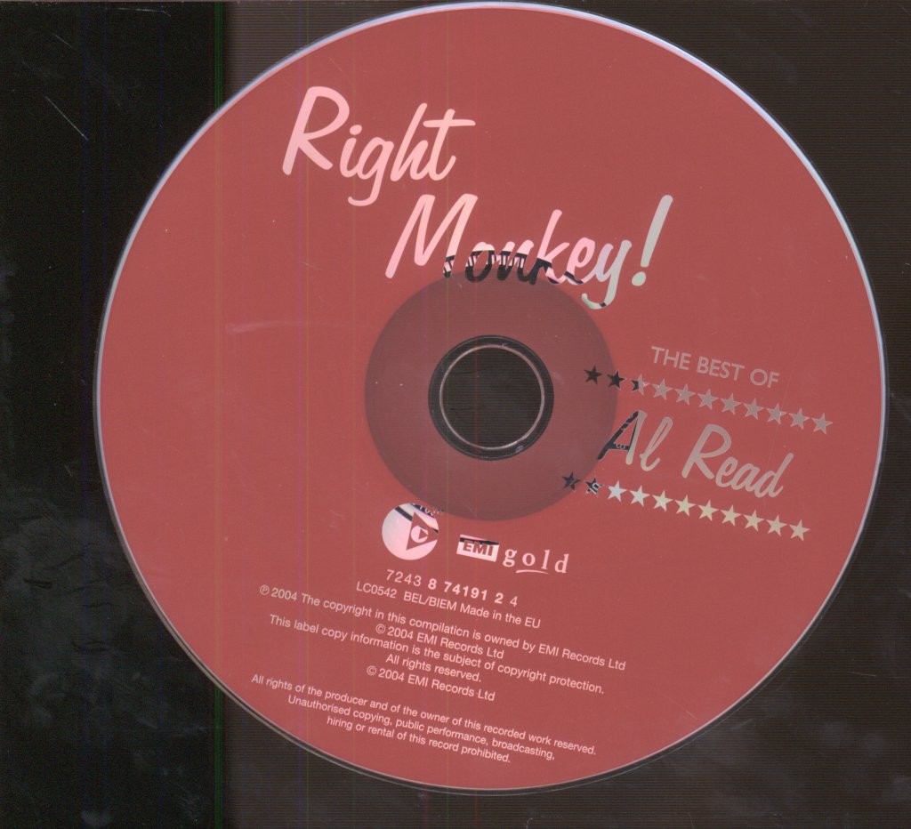 Al Read - Right Monkey! (The Best Of Al Read) - Cd