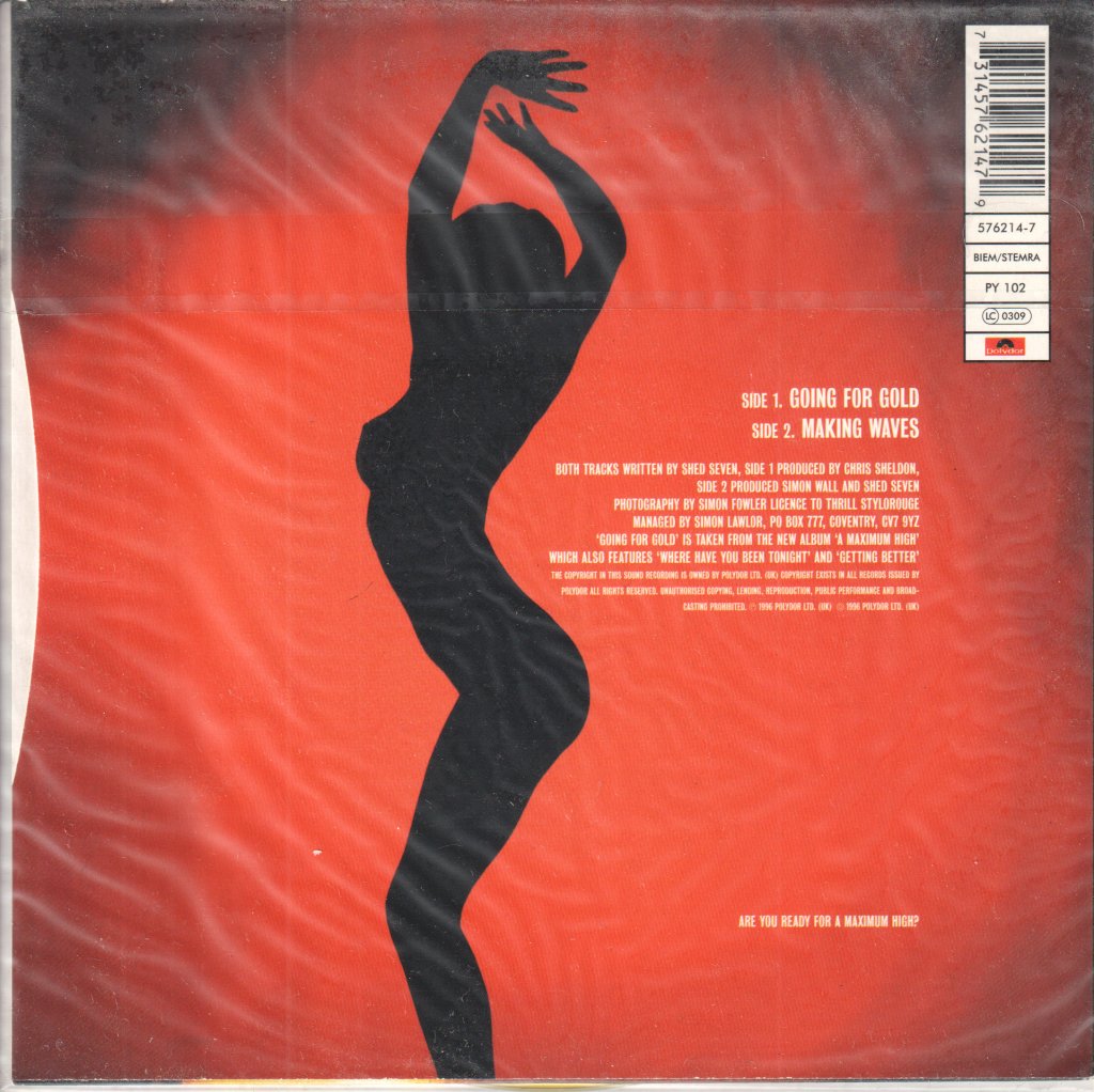 Shed Seven - Going For Gold - 7 Inch