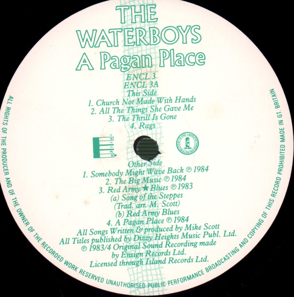 Waterboys - A Pagan Place - Lp