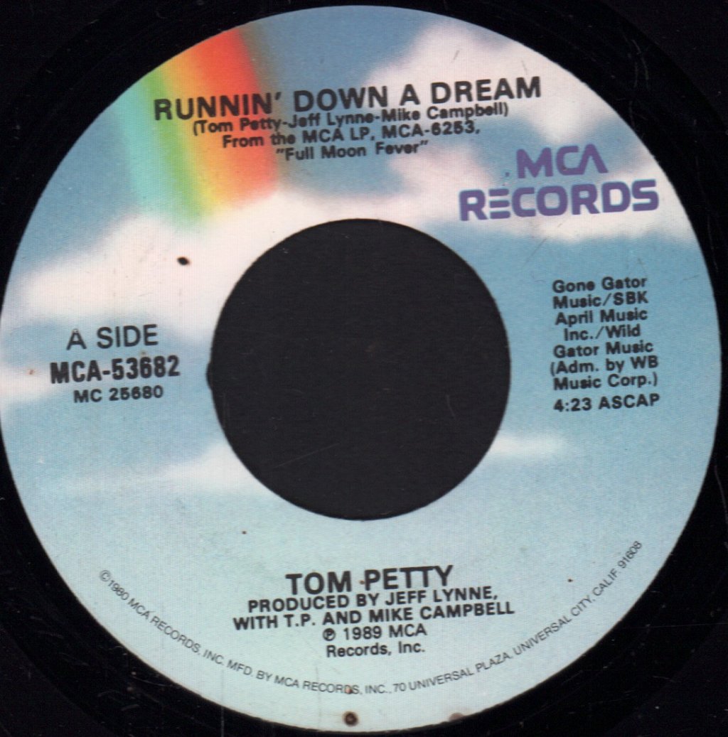 Tom Petty - Runnin' Down A Dream - 7 Inch