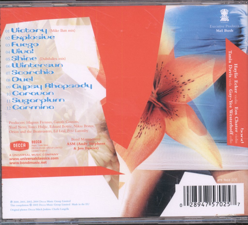 Bond (90'S Group) - Explosive: The Best Of Bond - Cd
