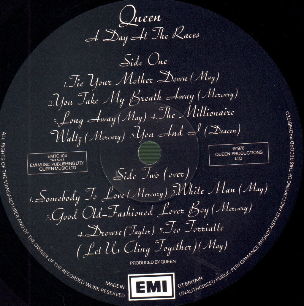 Queen - A Day At The Races - Lp