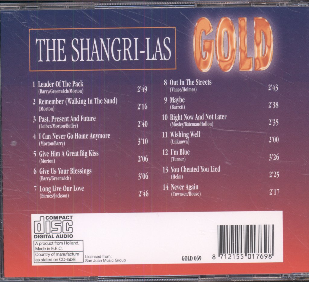Shangri-Las - Gold - Cd
