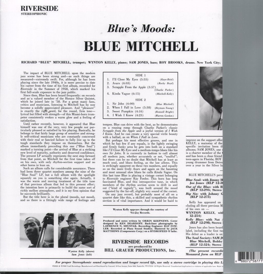 Blue Mitchell - Blue's Moods - Lp