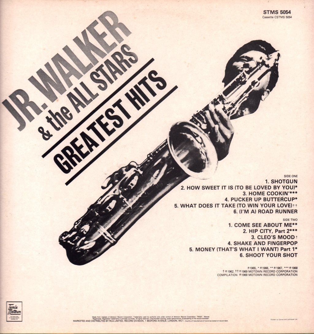 Junior Walker & The All Stars - Greatest Hits - Lp