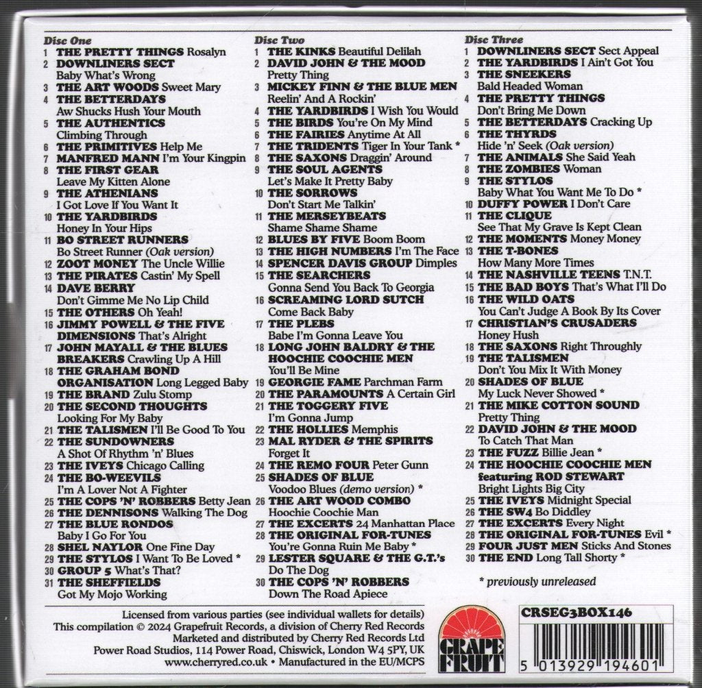 Various Artists - Having A Rave-Up! The British R&B Sounds Of 1964 - Cd Set