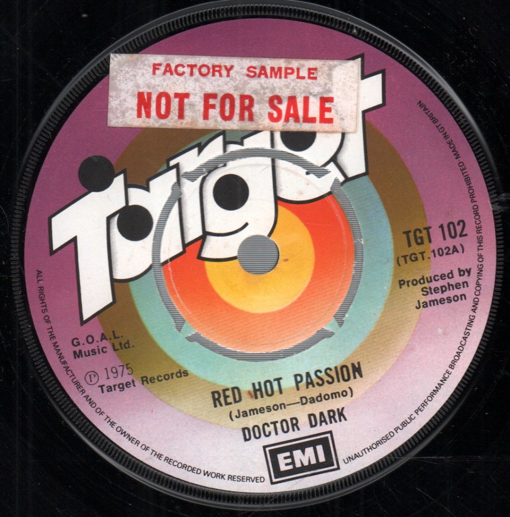 Doctor Dark - Red Hot Passion - 7 Inch